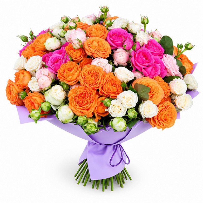 Bouquet of spray roses