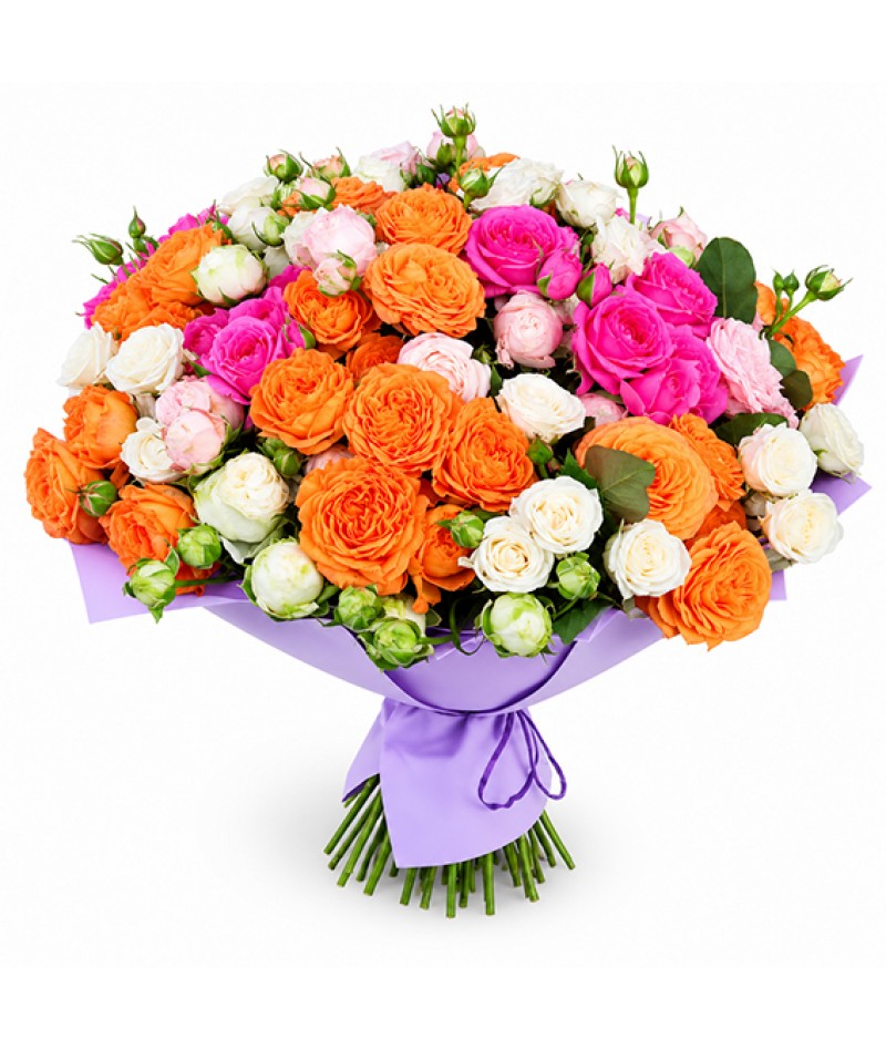 Bouquet of spray roses