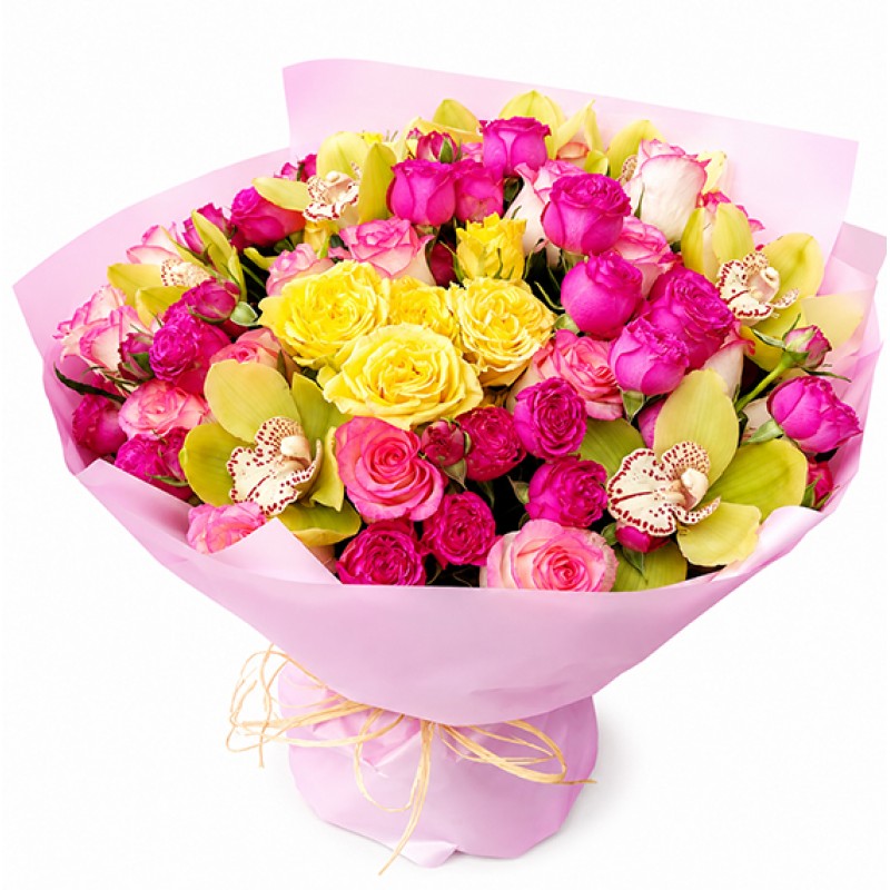 Bouquet tender kiss