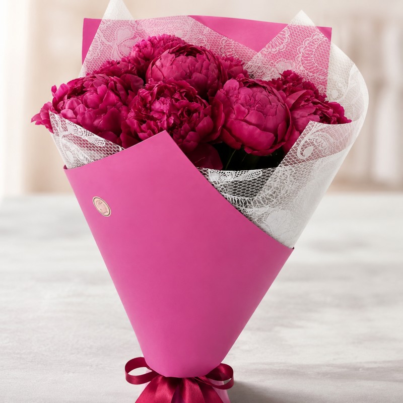 Bouquet of peonies