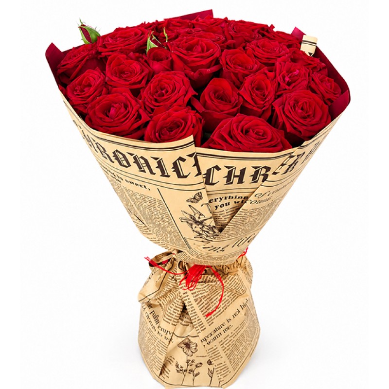 Bouquet of red roses