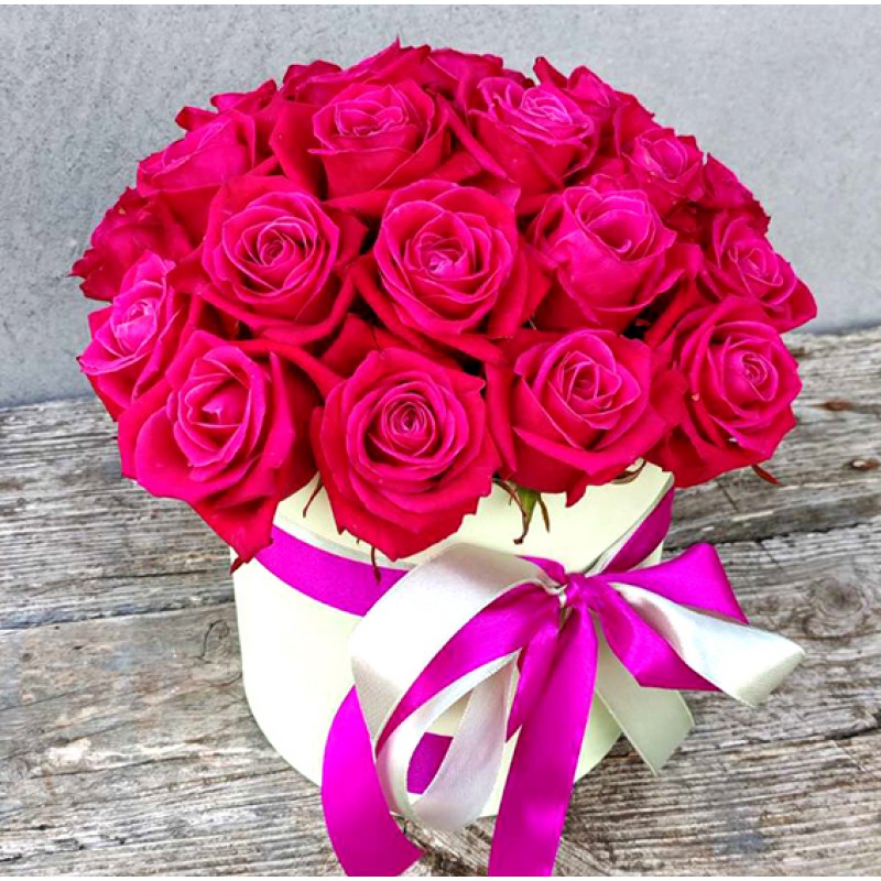 Roses in box
