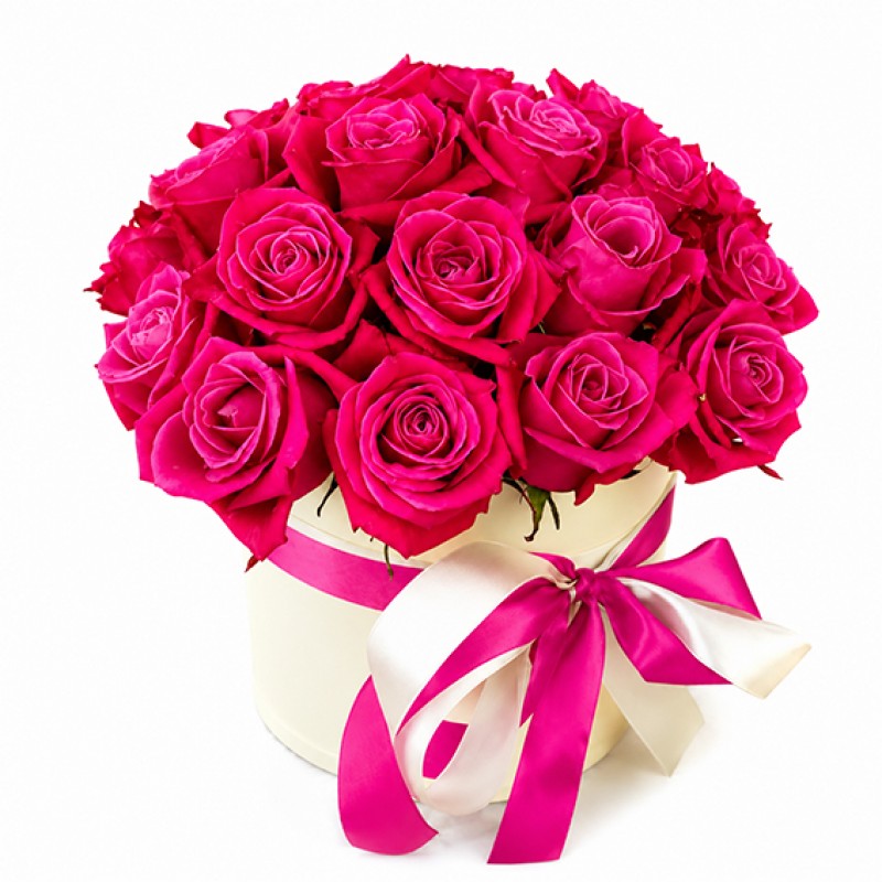 Roses in box