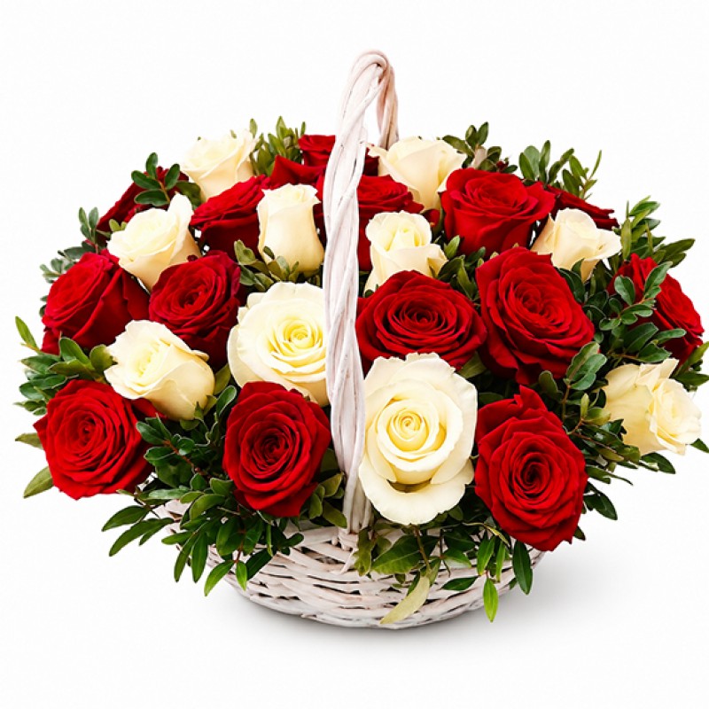 Basket of roses