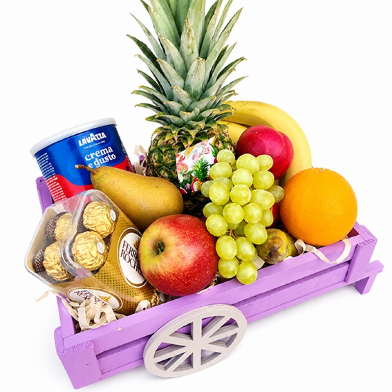 Gift set fruit and sweet